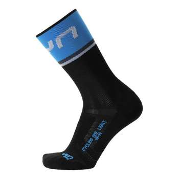 Cycling Socks UYN Man Cycling One Light Black/Cobalt Blue- 2023