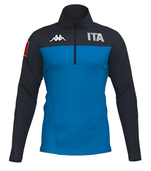 Fleece Jacket Kappa 6CENTO 687BK ITA Blue Brilliant/Blu - 2024/25