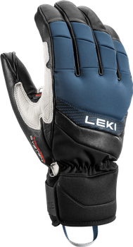 Gloves LEKI Griffin Base 3D Black/Marine - 2024/25