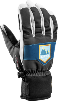 Gloves LEKI Patrol 3D Junior Graphite/Petrol - 2023/24