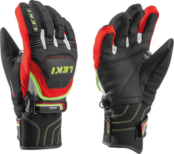 Gloves LEKI WORLDCUP RACE FLEX S GTX JUNIOR RED - 2018/19