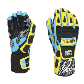 Gloves Level Worldcup CF Yellow/Blue 2024/25