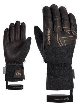 Gloves Ziener Ganghoffer AW Glove Black - 2023/24