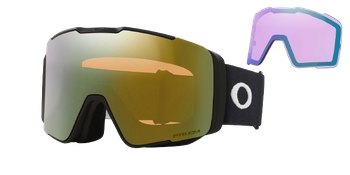 Goggles Oakley Line Miner Pro L Matte Black Prizm Sage Gold + spare lenses Prizm Iced - 2024/25