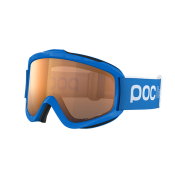 Goggles POC POCito Iris Fluorescent Blue/Partly Sunny Light Orange - 2024/25