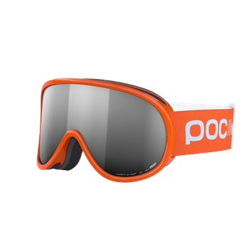 Goggles POC Pocito Retina Fluorescent Orange/Partly Sunny Silver - 2024/25