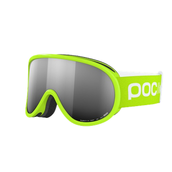 Goggles POC Pocito Retina Fluorescent Yellow/Green/Partly Sunny Silver - 2024/25