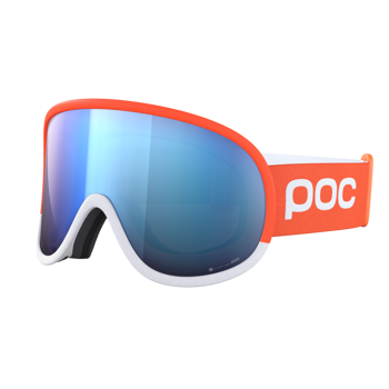 Goggles POC Retina Big Clarity Comp Fluorescent Orange/Hydrogen White/Spektris Blue - 2022/23