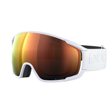 Goggles POC Zonula Hydrogen White/Partly Sunny Orange - 2024/25