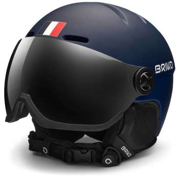Helmet BRIKO Teide Visor France Matt Tangaroa Blue/White - 2022/23