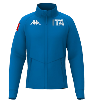 Hoodie Kappa 6CENTO 687 ITA Blue Brilliant /Blu - 2024/25