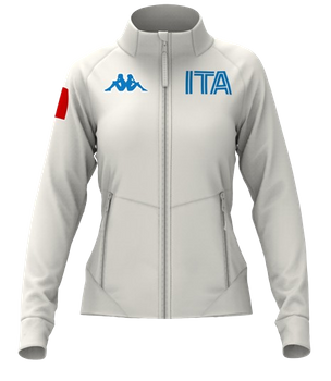 Hoodie Kappa 6CENTO 688 ITA White Coconut/Blue - 2024/25