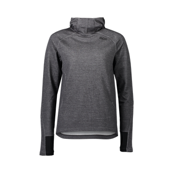 Hoodie POC W`S Merino Hood Sylvanite Grey Melange - 2023/24