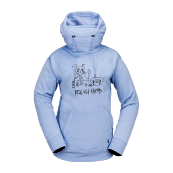 Hoodie Volcom Hydro Riding Hoodie Crystal Blue - 2024/25