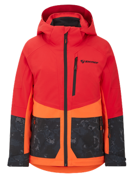 Jacket Ziener Trivor Lady Padded Red Orange Pop - 2024/25