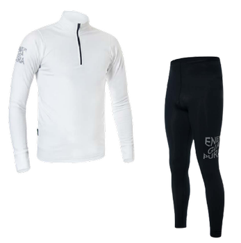 Men's Softshell Set Energiapura Tuta Nordic White/Black