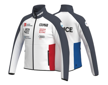 Men's softshel Colmar Replica Softshell Jacket White/Black/Blue/Red - 2024/25