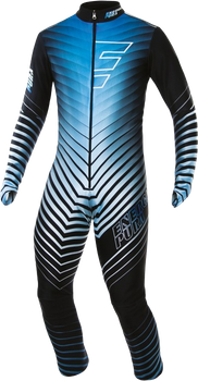 Race Suit ENERGIAPURA Active Black/Turquoise Junior (insulated, unpadded) - 2022/23