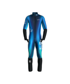Race Suit ENERGIAPURA Aurora Blue (non insulated, light padded) - 2023/24