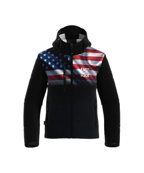 Ski Jacket ENERGIAPURA Luven Flag SR USA Black/USA Flag - 2023/24