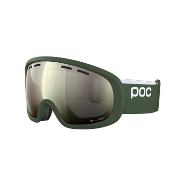 Ski goggles POC Fovea Mid Epidote Green/Partly Sunny Ivory - 2023/24