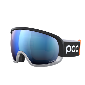 Ski goggles POC Fovea Mid Race Uranium Black/Argentite Silver/Partly Sunny Blue - 2023/24