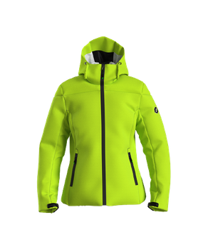 Ski jacket ENERGIAPURA Jacket With Hood Flond Lady Unicolor Acid Green - 2023/24