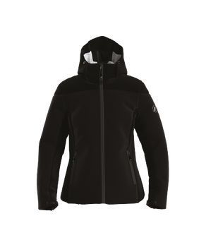 Ski jacket ENERGIAPURA Jacket With Hood Flond Lady Unicolor Black - 2023/24