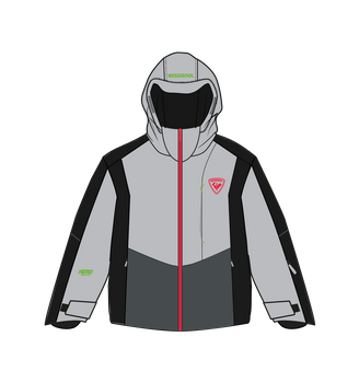 Ski jacket Rossignol Boy Hero Velika JKT Soft Gray - 2024/25
