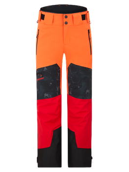 Ski pants Ziener Tewes Full-Zip Man Red Orange Pop - 2024/25