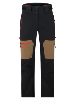 Ski pants Ziener Tewes Full-Zip Teamwear Lady Walnut Red - 2024/25