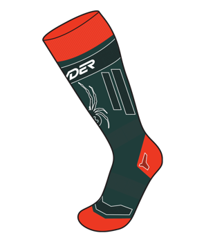 Ski socks Spyder Omega Comp Socks Cypress Green - 2023/24