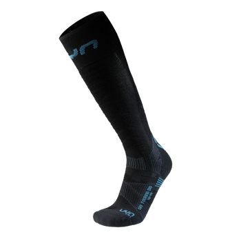 Ski socks UYN Man Ski Touring One Bio Socks Black/Blue - 2024/25