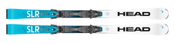 Skis HEAD Worldcup Rebels E.SLR + PR 11 GW Brake [G] 78 mm Matt Black/Speed Blue - 2024/25