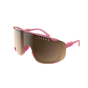 Sunglasses POC Devour Actinium Pink Translucent - 2023/24