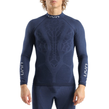 Thermal underwear UYN Man Elevatyon Biomorph UW Shirt Long SL Turtle New Neck Indaco - 2024/25