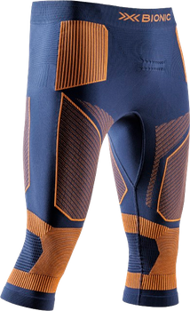 Thermal underwear X-Bionic Energy Accumulator Light Pants 3/4 Men Marine/Orange - 2024/25