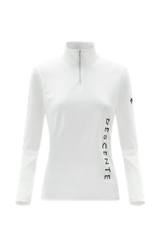 Turtleneck Descente Vertical Logo White - 2024/25