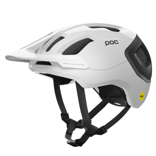 Bicycle helmet POC Axion Race MIPS Hydrogen White/Uranium Black Matt