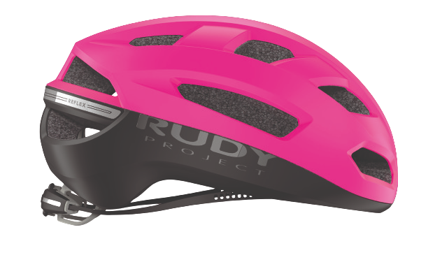 Bike Helmet Rudy Project SKUDO PINK FLUO-BLACK MATTE