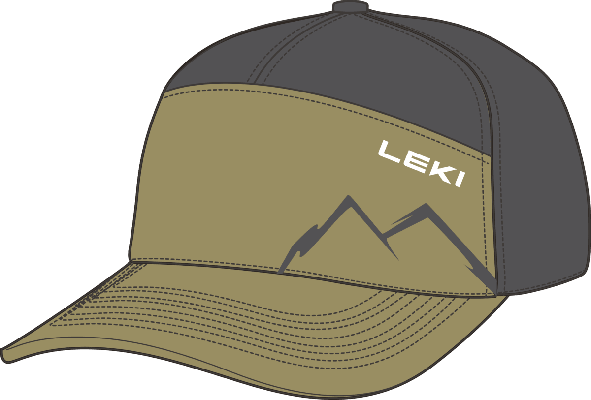 Cap LEKI Casual Cap Cedar/December Sky/White - 2023