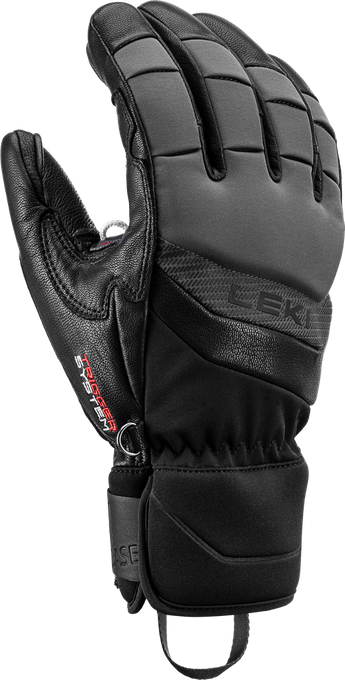 Gloves LEKI Griffin Base 3D Black/Grey - 2024/25