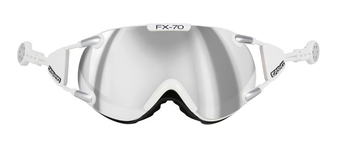 Goggles CASCO FX-70 Carbonic White Silver - 2022/23