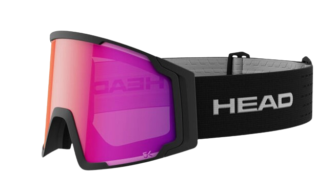 Goggles HEAD Neves PRO 5K Red/Black - 2024/25