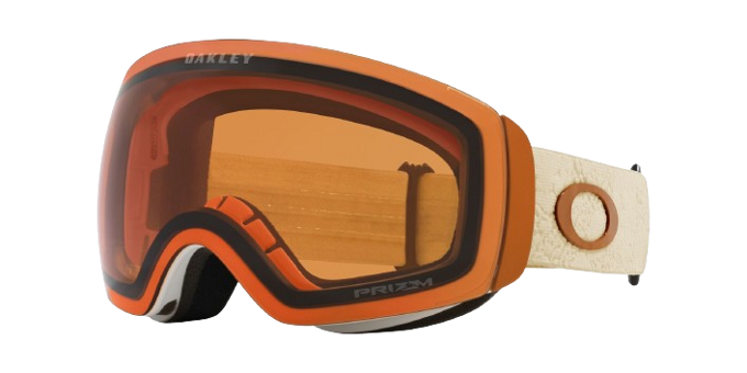 Goggles Oakley Flight Deck M Arctic White Cell Prizm Snow Persimmon - 2024/25