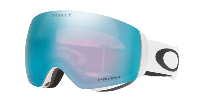 Goggles Oakley Flight Deck M Matte White Prizm Snow Sapphire Irid - 2024/25