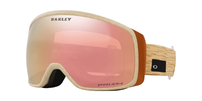 Goggles Oakley Flight Tracker M Curry Stone Prizm Snow Rose Gold Iridium - 2024/25