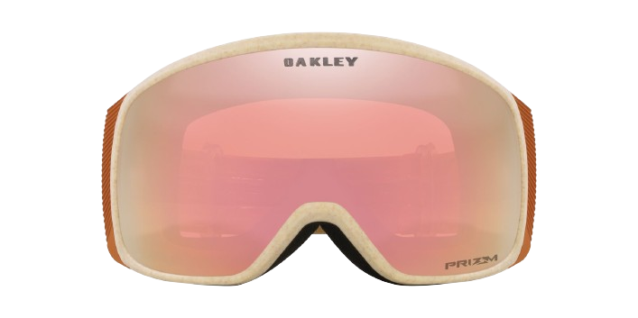 Goggles Oakley Flight Tracker M Curry Stone Prizm Snow Rose Gold Iridium - 2024/25