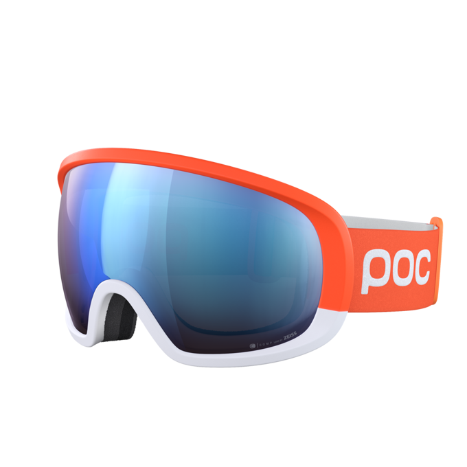 Goggles POC Fovea Clarity Comp Fluorescent Orange/Hydrogen White/Spektris Blue - 2022/23