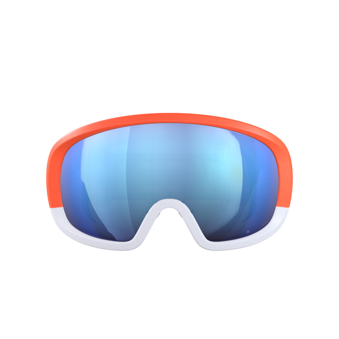 Goggles POC Fovea Mid Clarity Comp+ Fluorescent Orange/Hydrogen White/Spektris Blue - 2022/23